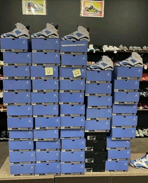 Authentic Jordan sneakers pallets