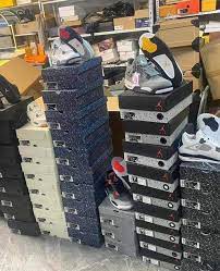 Authentic Jordan sneakers pallets