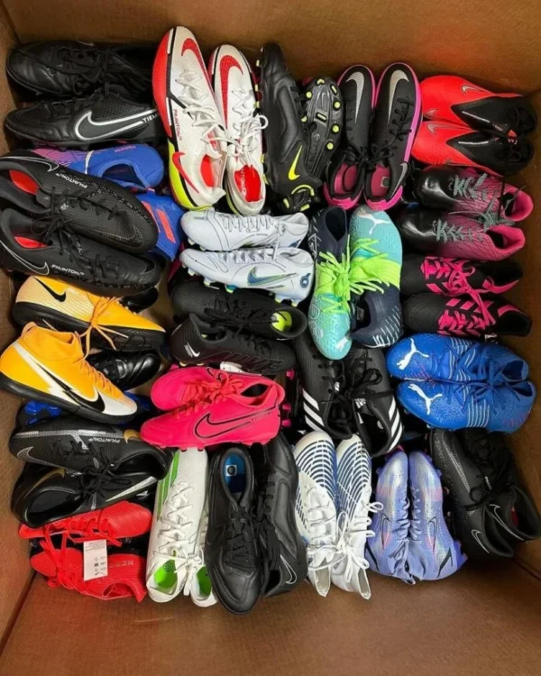 soccer cleats pallets